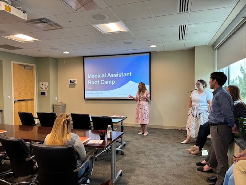 Medical Assistant Boot Camp indoor slide presentation
